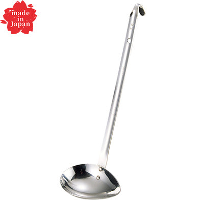 UK 18-8 Stainless Steel Spouted Ladle (50cc–180cc) Made in Japan