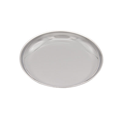 stainless steel round plate 10 plates set(school lunch plate) Preparation of ingredients display for meals