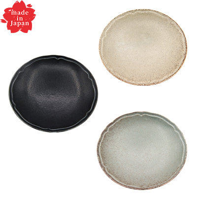 Ultra-Lightweight Porcelain Plates – Mino Ware – 16cm – Set of 2 – Microwave & Dishwasher Safe – Made in Japan – Simple Japanese Tableware