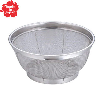 18-8 Stainless Steel Economy Colander (18cm–33cm) Made in Japan