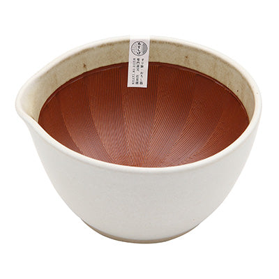Mortar Motoshige(white matte)crush, rub Straight from the kitchen to the table made in Japan