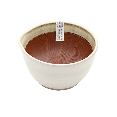 Mortar Motoshige(white matte)crush, rub Straight from the kitchen to the table made in Japan