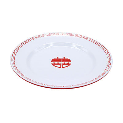 Chinese flat dish 5 plates melamine tableware