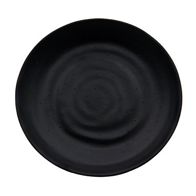Melamine Round Plate (Black) – 13cm Diameter – 1 Plate – MIN Tableware series