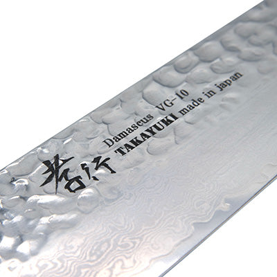 Sakai Takayuki 33-Layer Hammered Damascus Wa-Kengata Gyuto Knife 19cm(33 layer Damascus Japanese style series) made in Japan
