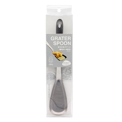 Spoon that can grate. Spoon-shaped for easy grating when you want a little bit made in Japan