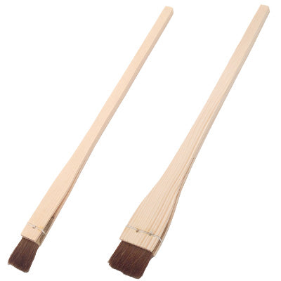 KTS Wooden Handle Red Brush(thin pattern Sushi brush)