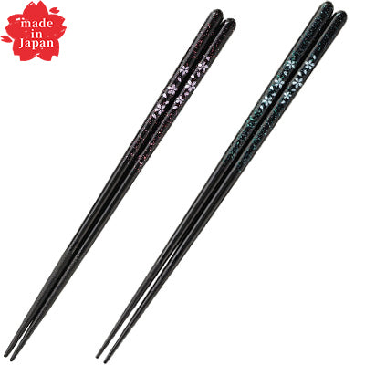 Shining Cherry Blossoms Chopsticks(Dishwasher safe / With anti-slip) made in Japan