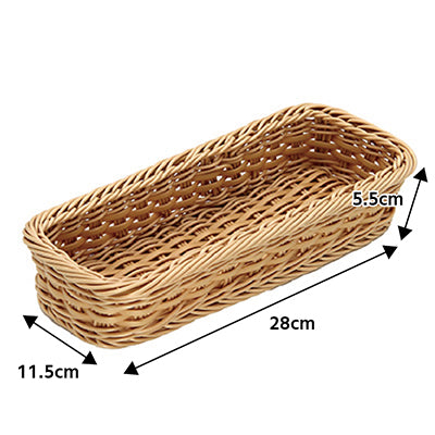 Resin cutlery basket for 4 persons