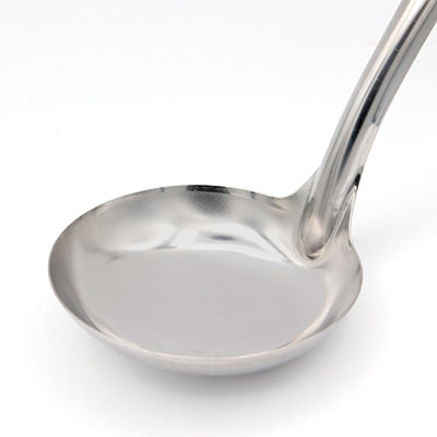 Stainless Steel Soup Ladle – Solid Bowl with Hook Handle, ⌀7.5cm~