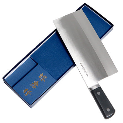 堺孝行 中華包丁 INOX ステンレス鋼 ツバ付 21cm