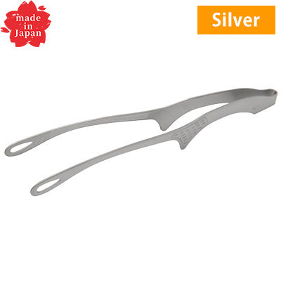 18-0 Senbudo Yakiniku Tongs with Legs (Big) Silver