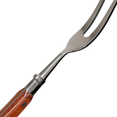 Carving fork(Red)#1800 Red Plywood 28cm