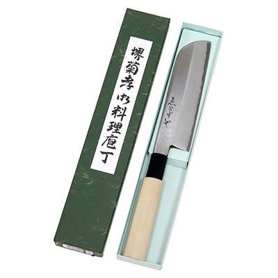 堺菊孝 霞研 改良剣型薄刃 15cm