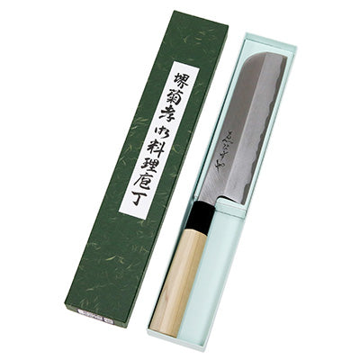堺菊孝 霞研 改良剣型薄刃 18cm