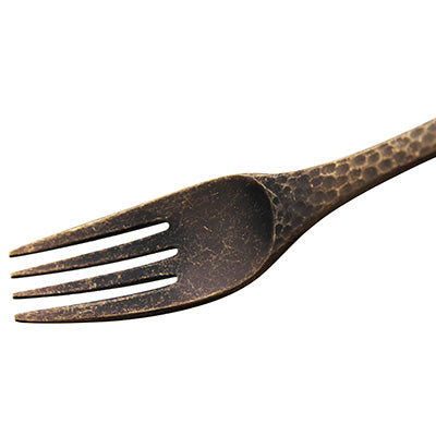 Takumi Stainless Steel Dessert Fork 18.2cm – Antique Gold, Made in Japan