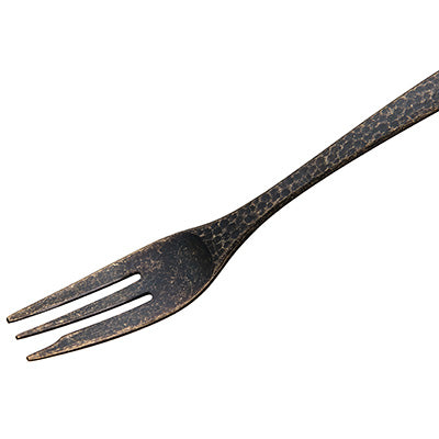 Takumi Stainless Steel Cake Fork 14.5cm – Antique Gold, Made in Japan