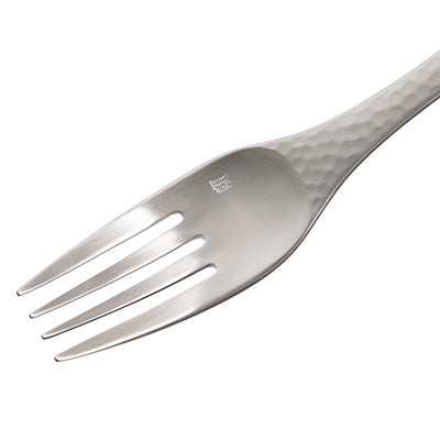 Takumi Stainless Steel Dessert Fork 18.2cm – XM-7, Hammered Finish, Made in Japan