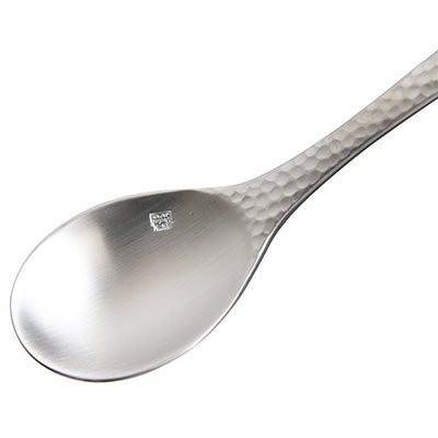Takumi Stainless Steel Tea Spoon 13.4cm – XM-7, Hammered Finish, Made in Japan