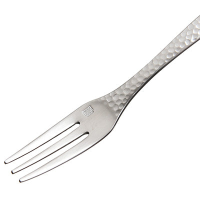 Takumi Stainless Steel Hime Fork 12.5cm – XM-7, Hammered Finish, Made in Japan