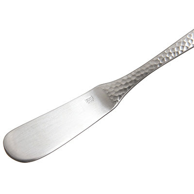 Takumi Stainless Steel Butter Knife 14.9cm – XM-7, Hammered Finish, Made in Japan