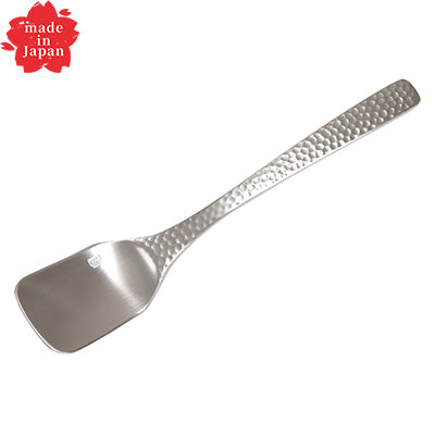 Takumi Stainless Steel Ice Spoon 13cm – XM-7, Hammered Finish, Made in Japan
