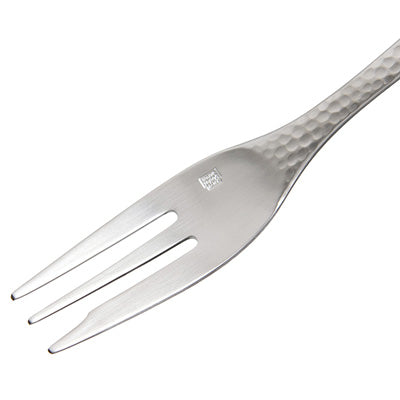 Takumi Stainless Steel Cake Fork 14.5cm – XM-7, Hammered Finish, Made in Japan