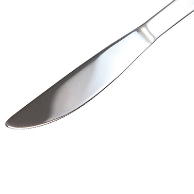 LILAC Stainless Steel Dessert Knife 20.5cm – Matching Handle, Serrated Edge, Made in Japan