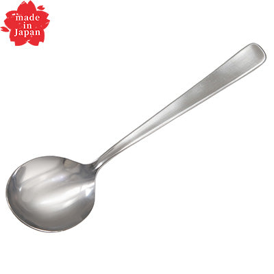 LILAC Stainless Steel Dessert Soup Spoon 17.7cm – Made in Japan