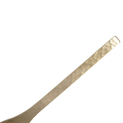 Brass Hammered Japanese Wasaji Spoon – Made in Japan