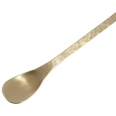 Brass Hammered Japanese Wasaji Spoon – Made in Japan