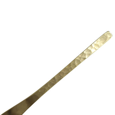 Brass Hammered Demitasse Coffee Spoon 13.5cm – Made in Japan