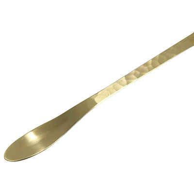 Brass Hammered Demitasse Coffee Spoon 13.5cm – Made in Japan