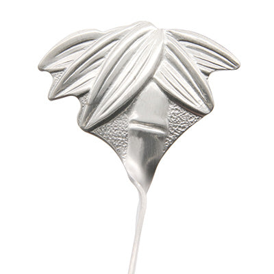 Stainless Steel Wagokoro Toothpick – Bamboo Leaf Design – 8.4cm – Made in Japan