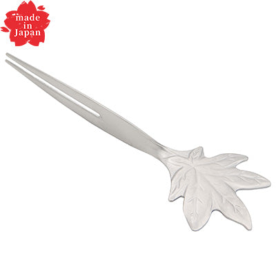 Stainless Steel Wagokoro Toothpick – Maple Leaf Design – 9.2cm – Made in Japan