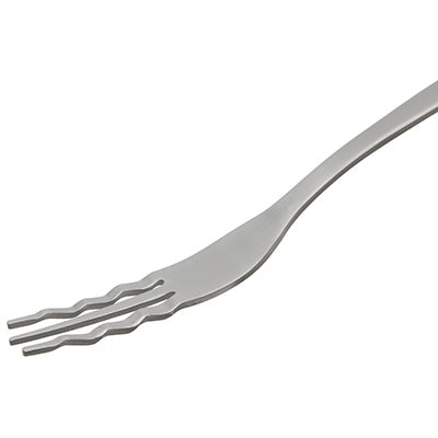 Stainless Steel “Festan” Wavy Pasta Fork – 18.9cm, Made in Japan