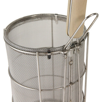 "Large" Stainless Steel Spaghetti Frying Tool with Wooden Handle made in Japan
