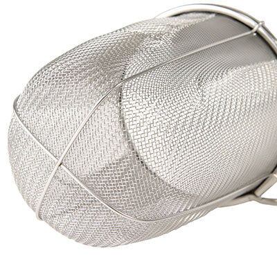 For Ramen Only 18-8 Stainless Steel Wooden Handle Ramen Strainer, Deep Type, Power Strainer for Ultra-Thin Noodles (16 Mesh) – Made in JapanType Power Tebo