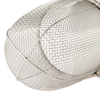 18-8 Stainless Steel Power G Strainer "Kiwami" with 66 Nylon Handle, Round Bottom (8 Mesh) – Made in Japan
