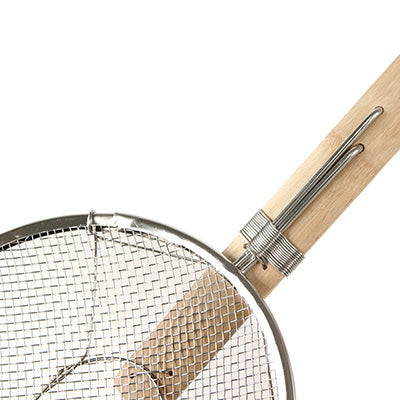 for Commercial Use Bamboo handle Soba Frying Tool Side handle 21cm