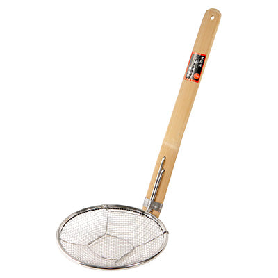 for Commercial Use Bamboo handle Soba Frying Tool Vertical handle 18cm
