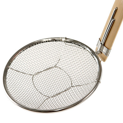 for Commercial Use Bamboo handle Soba Frying Tool Vertical handle 18cm