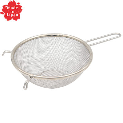 18-8 Stainless Steel Heavy-Duty Strainer 15cm (16 Mesh, Single Layer) Made in Japan