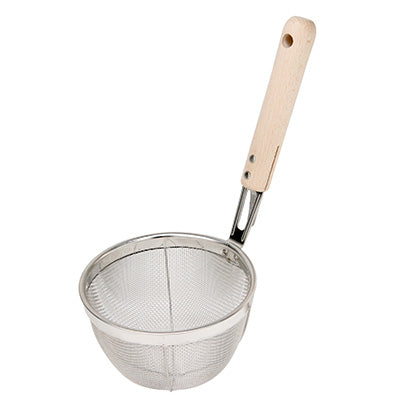 Stainless Steel Miso Strainer with Wooden Handle and Rod – Quick and Easy Miso Straining
