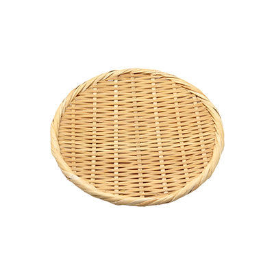 Bamboo Round Tray Zaru, 8 Sun (24 cm) For serving food and storing ingredients