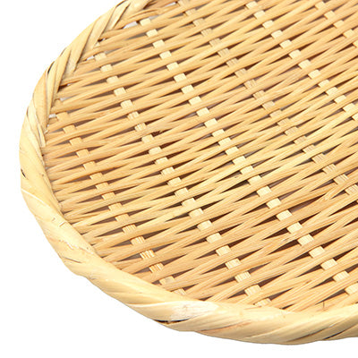 Bamboo Round Tray Zaru, 8 Sun (24 cm) For serving food and storing ingredients