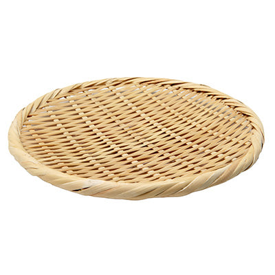 Bamboo Round Tray Zaru, 8 Sun (24 cm) For serving food and storing ingredients