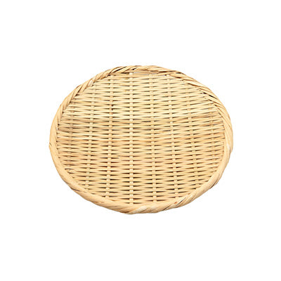 Bamboo Round Tray Zaru, 9 Sun (27 cm) For serving food and storing ingredients