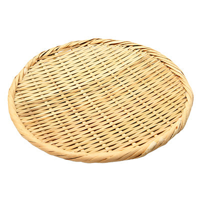 Bamboo Round Tray Zaru, 9 Sun (27 cm) For serving food and storing ingredients