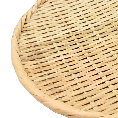 Bamboo Round Tray Zaru, 9 Sun (27 cm) For serving food and storing ingredients